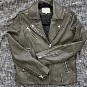 Iro Leather Moto Jacket- NWOT SZ 36
